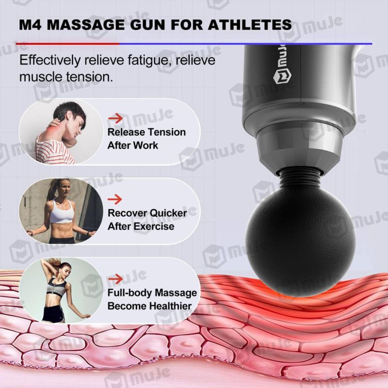 Gym Equipment Deep Muscle Relax Electric Massage Gun 1800-3300rmp