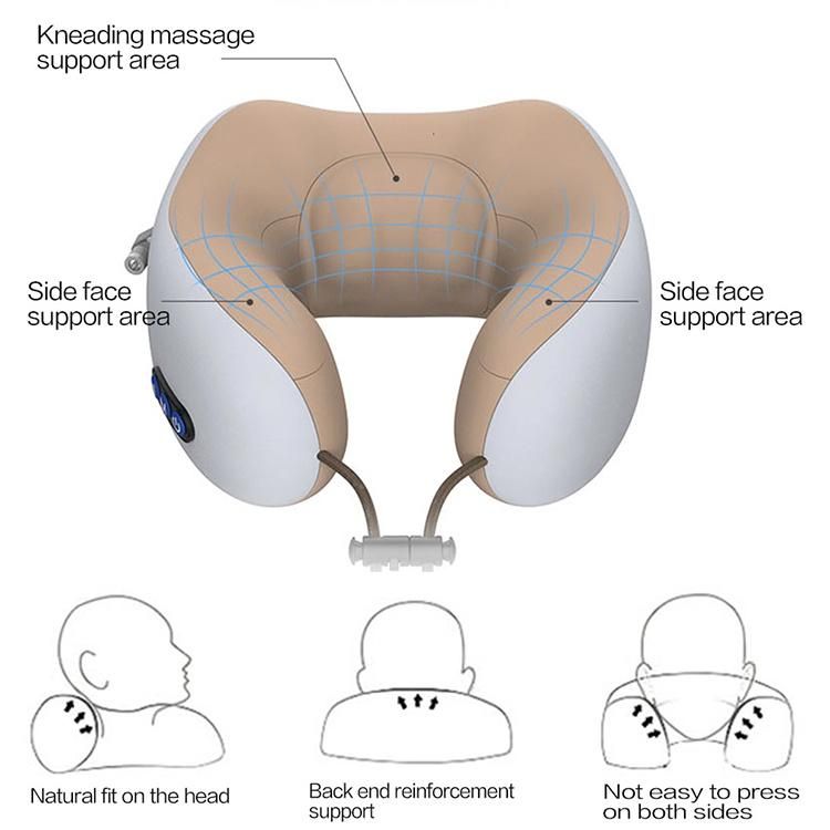 U Shape Body Electric Heat Kneading Massaging Pillows for Leg