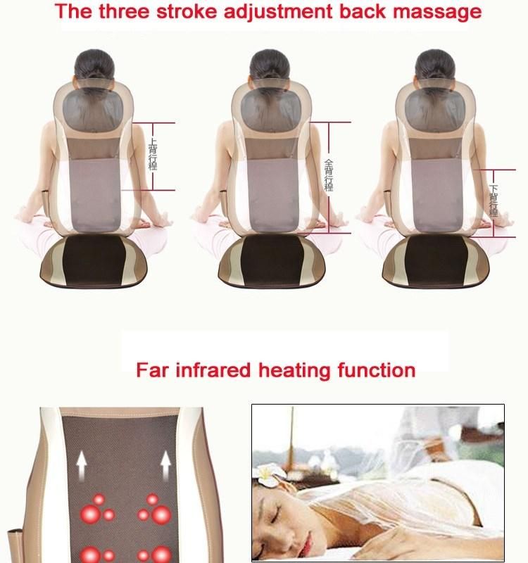 Factory Sale Massaging Portable Shiatsu Back Vibration Home Massage Cushion