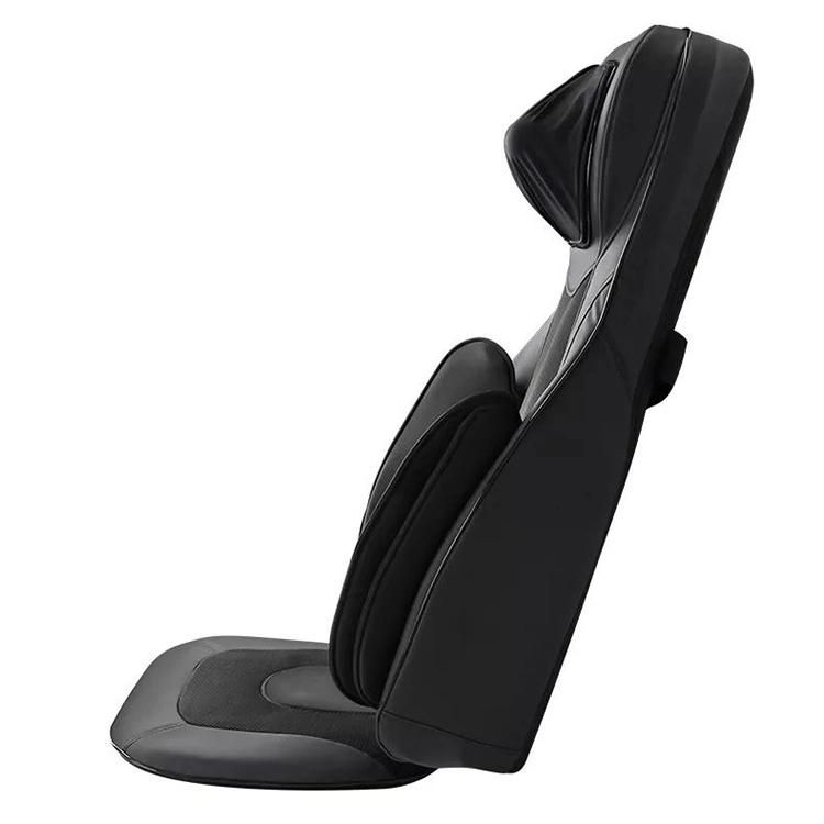 Deluxe  Compression 3D Shiatsu Tapping Kneading Electric Neck Shoulder Back and Buttocks Massage Cushion with Airbags