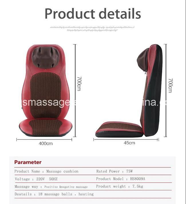 Neck and Back Recliner Massage Cushion