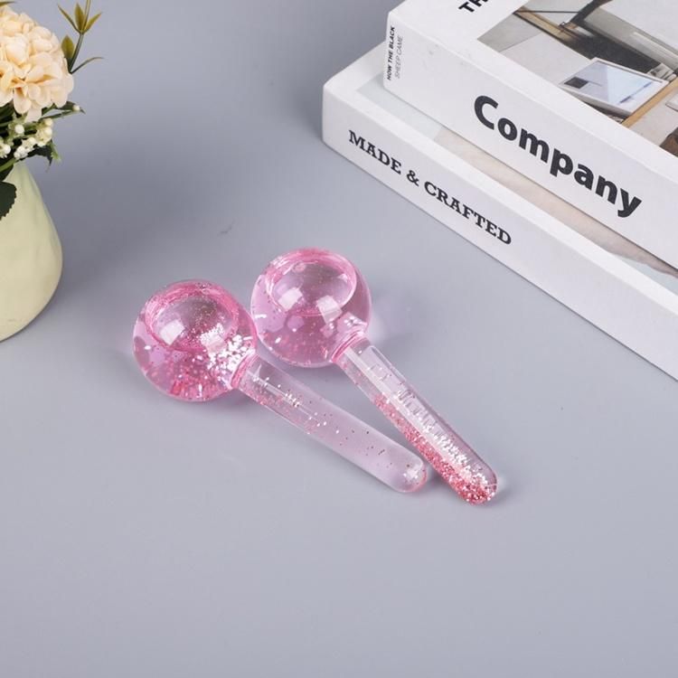 Custom New Mini Beauty Globes Roller Cooling Facial Ice Globes Face Massager