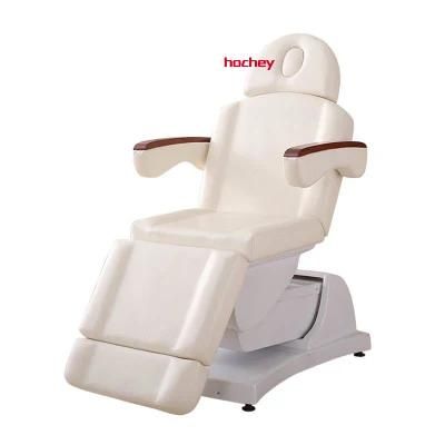 Hochey Medical Hot Selling High Quality Fashion Electric Foot Facial Cover Massage Beauty Bed for Salon SPA