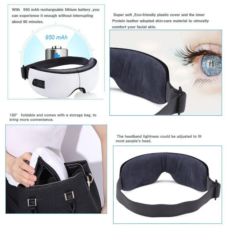 New Style Folding Eye Protector Portable Smart Eye Massage Intelligent Eye SPA Massager