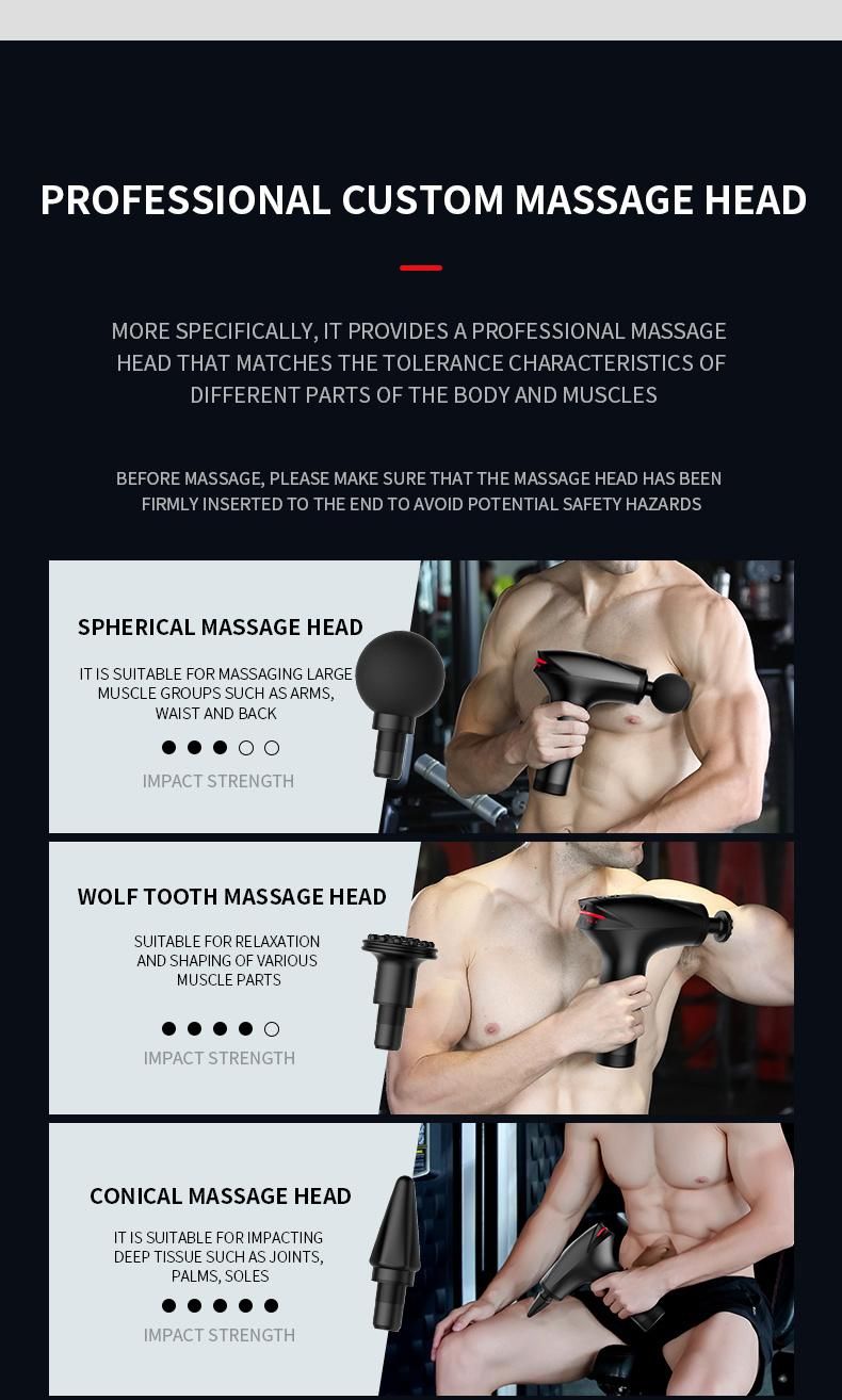 Massage Gun with Cool Compression Massage Head