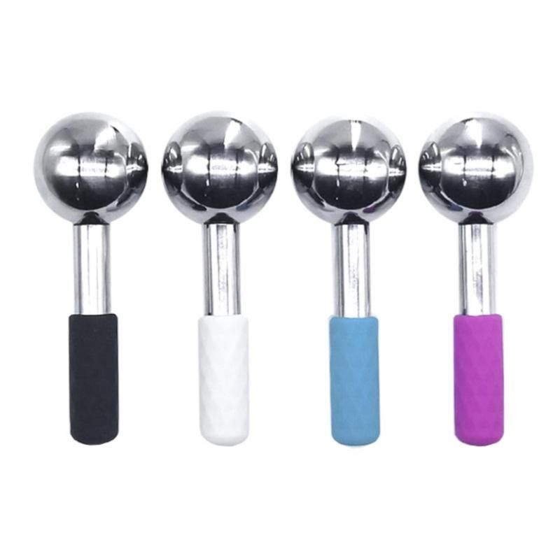 Portable Stainless Steel Cryo Ball Handheld Ice Globes for Personal Beauty Care