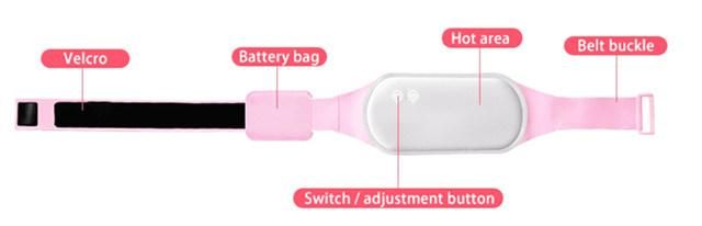 Wholesale Far Infrared Warm USB Supply Heated Uterus Belt