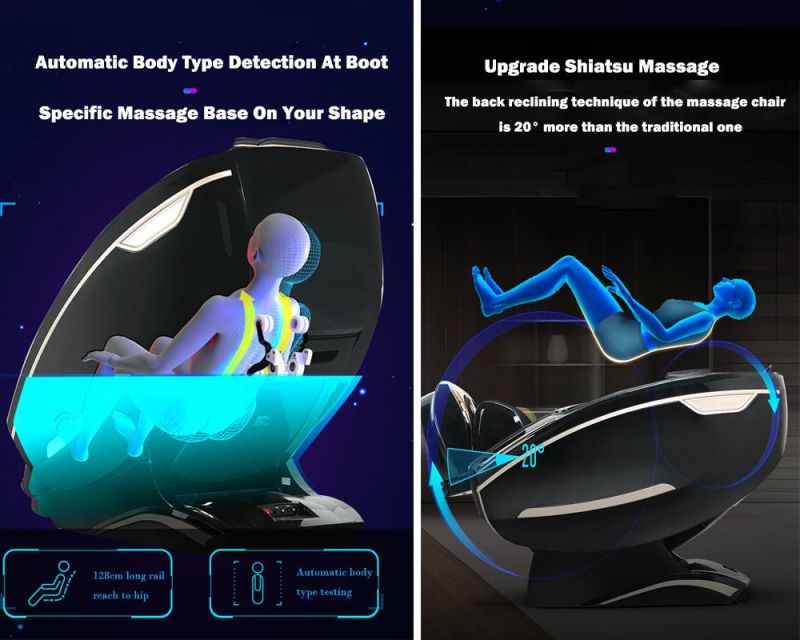 Luxury Electric Zero Gravity Full Body SPA Care Shiatsu Massage Chair