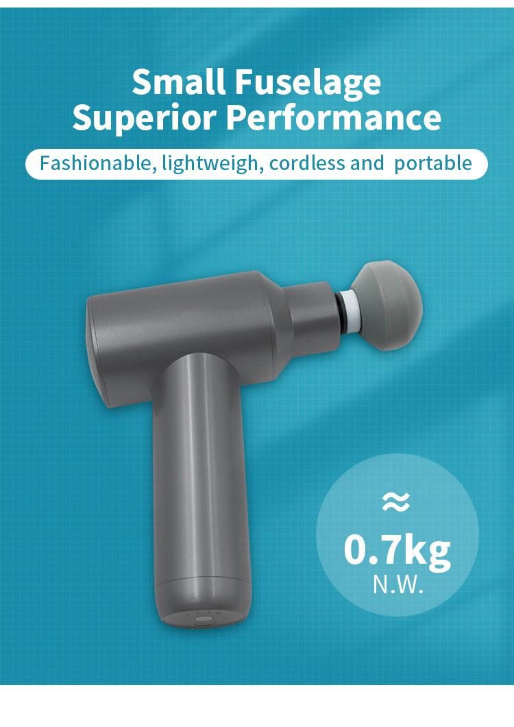 Mini Fascia Gun with Auto-Speed Change Multifunctional Fitness Massage Gun