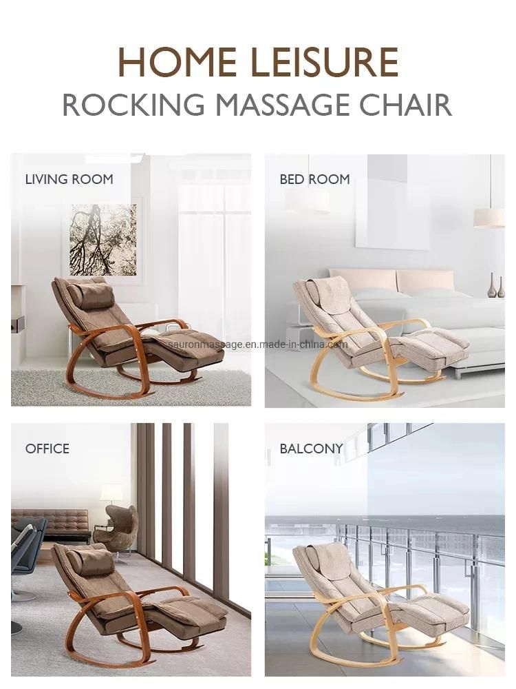 Q6yl Living Room Chair Rocking Massage Chair Vibrating Massage Furniture Fabric Mini Massage Chair