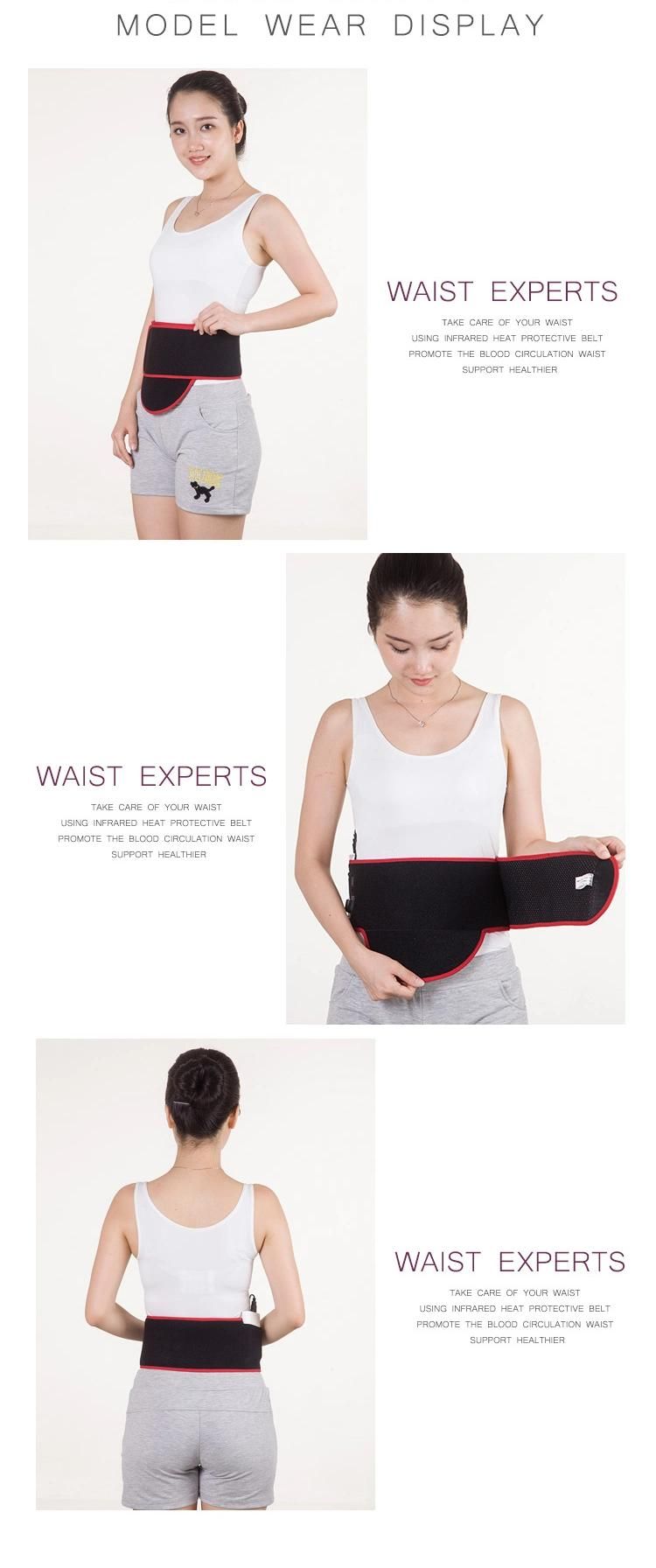 Wholesale Quality Heating Waist Belt Winter Outdoor Keep Warm For Women Back Pain Adjustable Portable Heated Waist Belt