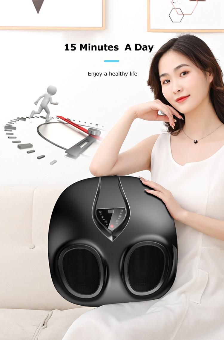 Ningde Crius Electric Shiatsu Roller 4D Leg Calf Air Pressure Far Infrared Heating SPA Bath Foot Massager