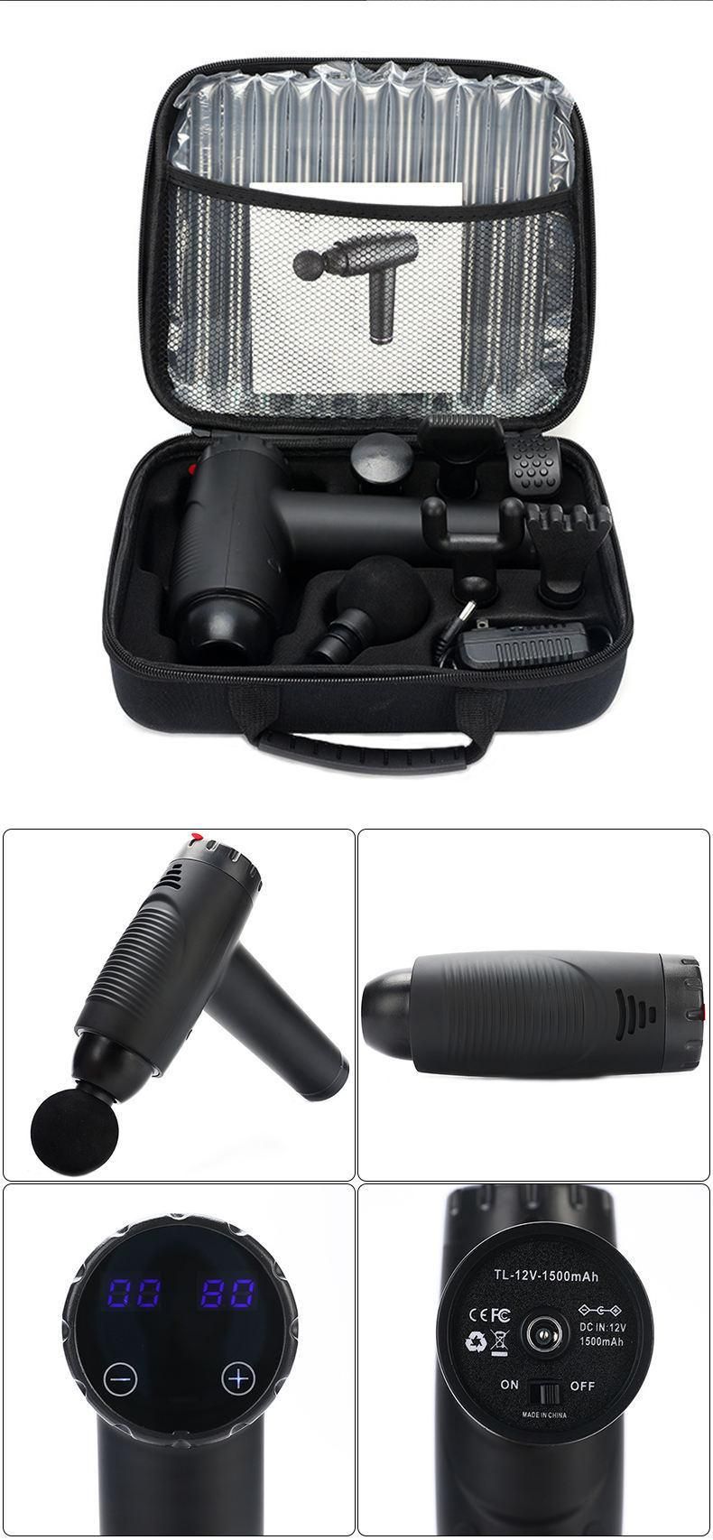 6 Speed Adjustment Fascia Message Gun Massager