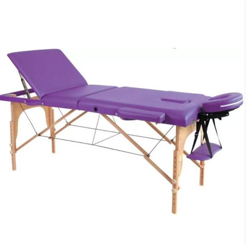 Custom Design Massage Folding Bed Portable Wood Massage Table