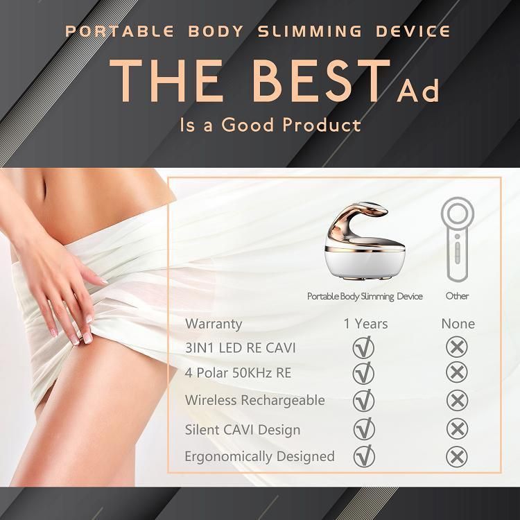 Home Use Ultrasonic EMS Body 7 in 1 EMS Body Slimming Cavitation Machine Weight Loss Massager