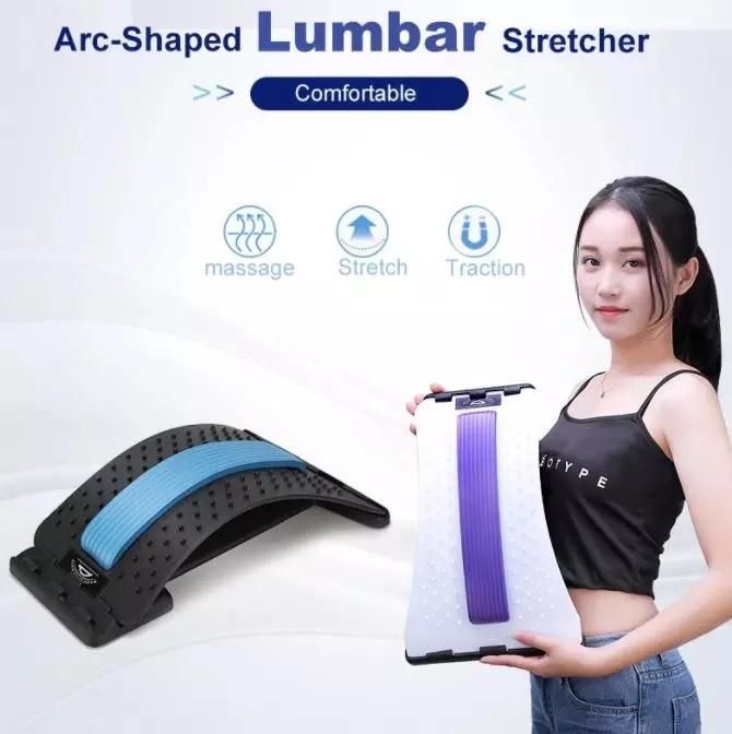 3 Levels Adjustable Lumbar Back Stretcher for Back Massager