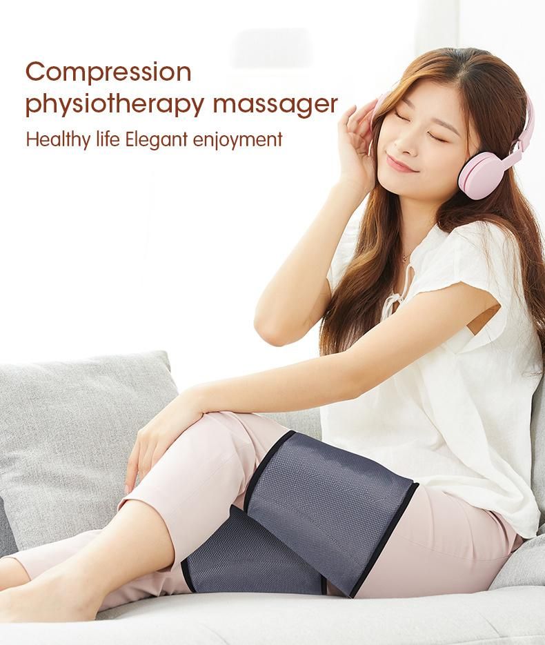 CE FDA Approved Hot Air Compressure Massager Built-in Battery Air Bag Leg Massager