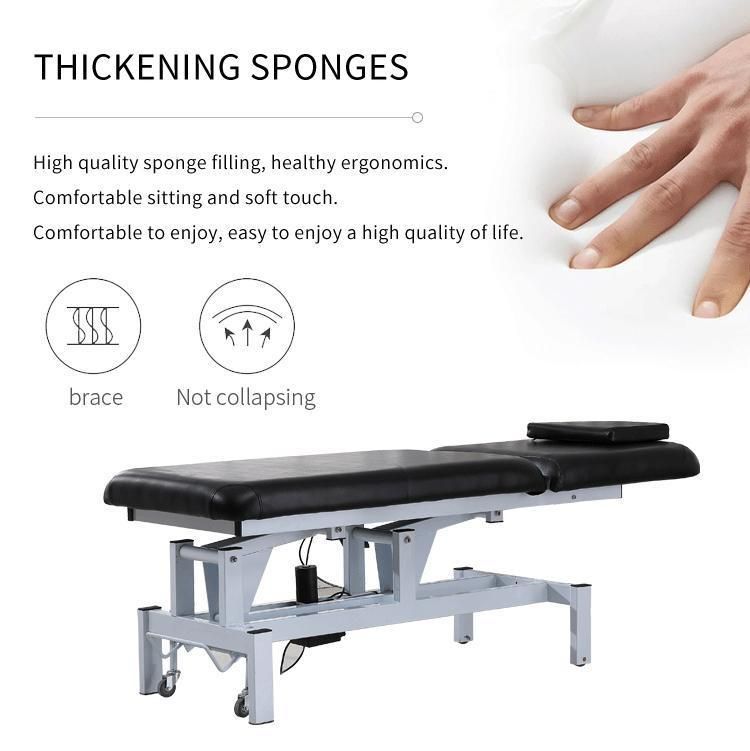 Hochey Medical Hot Sale High Quality Electric Cosmetic Bed SPA Beauty Furniture Massage Table Facial Bed for Beauty Salon