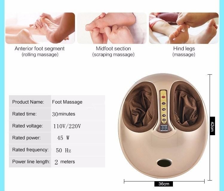 Air Pressure Reflexology Blood Circulation Machine Kneading Shiatsu Foot Massager