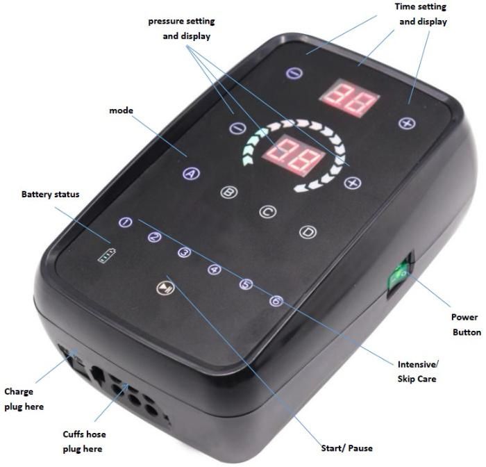 Full Price Air Pressure Therapy System Sports Body Massage