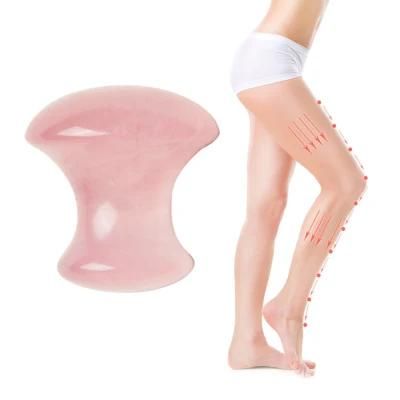 High Quality Natural Rose Quartz Jade Tool Crystal Massage Tools Mushroom Shaped Guasha Tools