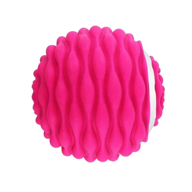 Electric Vibrating Rechargeable Foam Roller Muscle Massage Roller Ball Peanut Massage Ball for Trigger Point Therapy