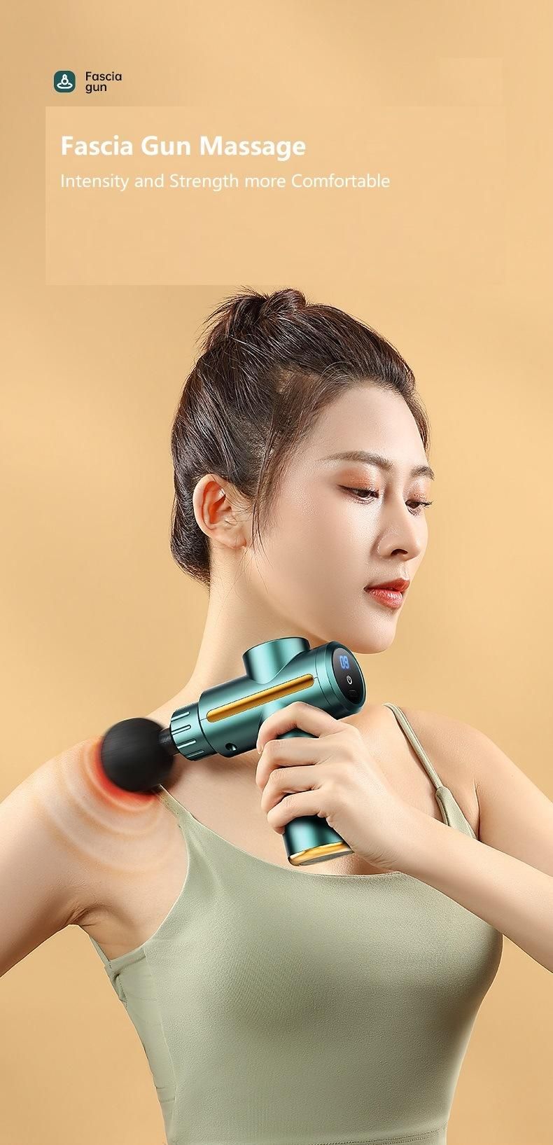 Fuan Professional Deep Tissue Relax Muscle 30 Speed Power Percussion Massage Gun 2022