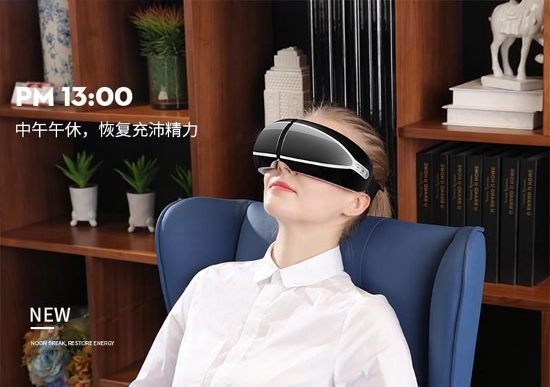 Luxury Portable Eye Massager with Music Vibration Heating Airbag