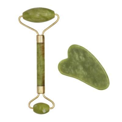 Face Massage Jade Roller with Gua Sha Set