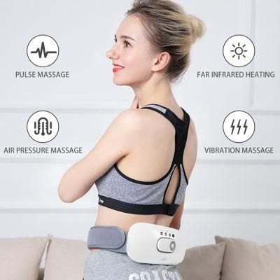 Hez Hengmuscle Air Compression Waist Abdominal Heat Electric Pulse Slimming Massage Belt EMS Massage