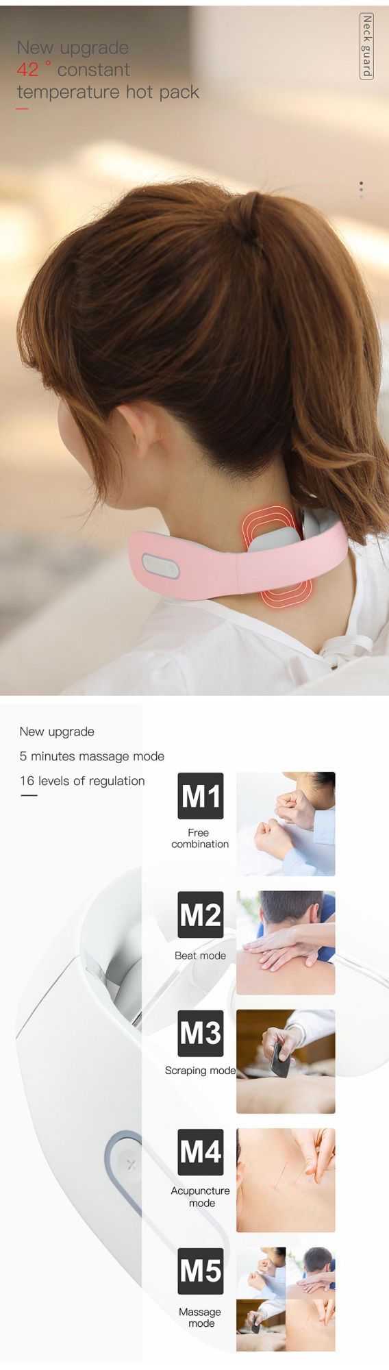 Popular Electric Vibration Neck Massager for Neck Pain Relief