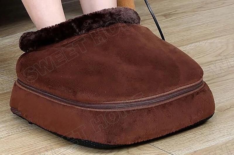 Unique Detachable Multi-Use Electric Foot Warmer Shoes Vibrating and Heating Body Foot Massager Machine