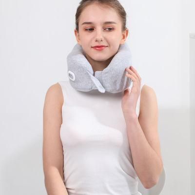 2020 Portable Electric Massage U Shape Pillow Travel Neck Vibration Pillow