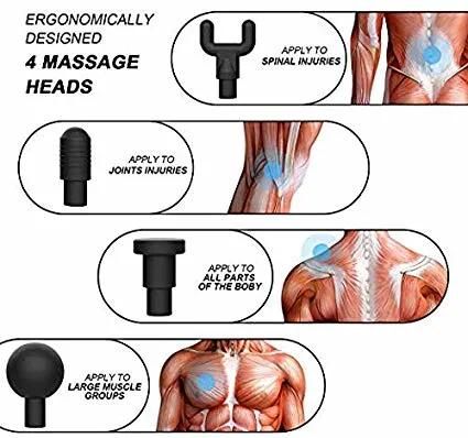 Quiet Professional Percussion Massage Gun Handheld Deep Muscle Massager