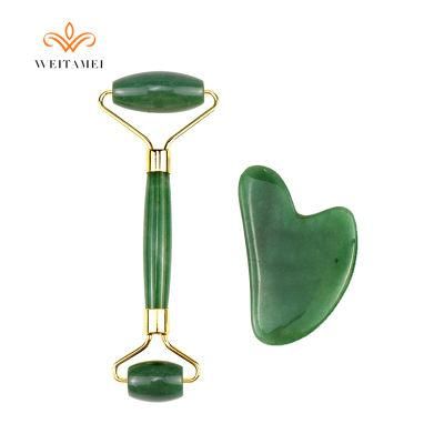 Double Head Jade Facial Roller for Neck Eye Jade Roller