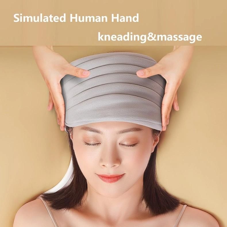 2022 Newest Design Airbag Hot Compress Head Massager for Home, Office, Travel Massage Head Products