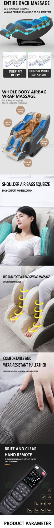 Latest Full Body Massage Chair 2022 Massage Chair Health Massage Zero Gravity