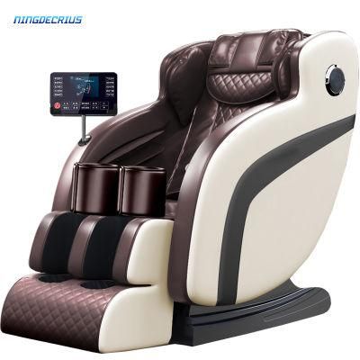 Ningdecrius C8007- Q13 2021 Zero Gravity 4D Philippines Office SL Track Shiatsu LCD Touch Screen Stretch Bluetooth Massage Chair