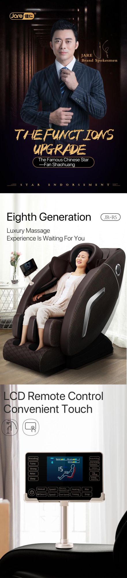 Luxury Manufacturer Wholesale Cheap Price 4D Zero Gravity Full Body Shiatsu Recliner Massage Chair