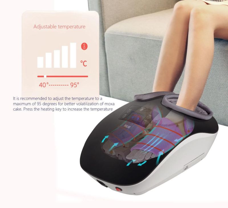 Hot Selling Moxibustion Foot Massager Foot Massage Machine Foot Press Automatic Home Office China Wholesale Made in China Chinese Moxibustion