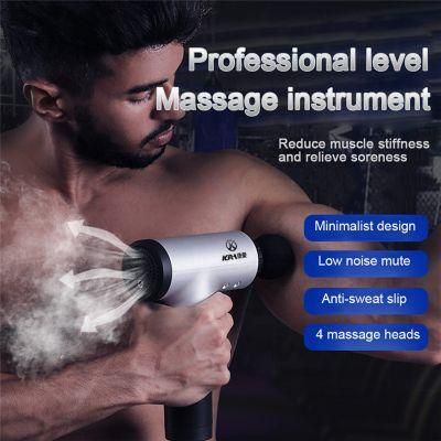 Muscle Fascia Gun Massage Gun with 4 Massage Heads, Variable Speed, High Quality, Relax Muscles and Relieve Damage Smart Wireless