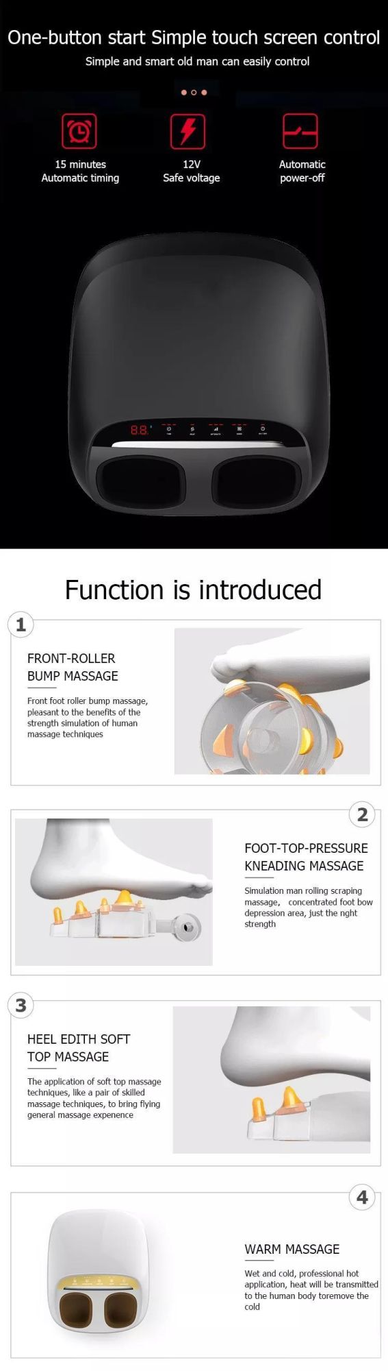 New Cheap Foot Massage Device Full Contact Foot Massage