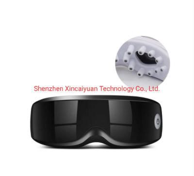 16 Vibration Massage Heads and Bluetooth Music, 5 Modes for Eye Relaxeye Massager with Vision Window