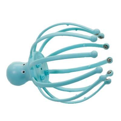 Electric Head Massager 10 Claw Scalp Massage with Steel Ball Octopus Type Massager Scalp Brush for Hair Growth