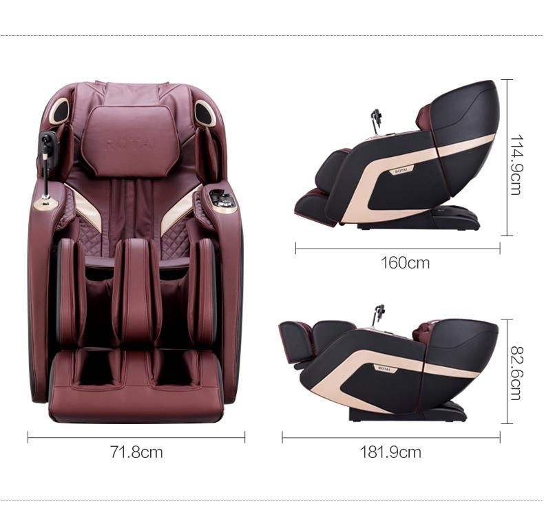 China Best Luxury Office Massage Chair Full Body PU Cover