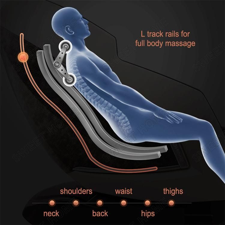 Electric Luxury 4D Zero Gravity Recliner Full Body Shiatsu Back Arm Foot Healthcare Office Sofa Chair Massage