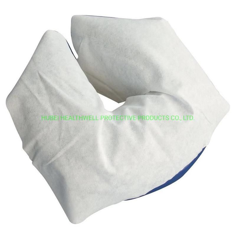 Disposable Soft Spunlace Nonwoven Face Cradle Covers Headrest Cover for Massage