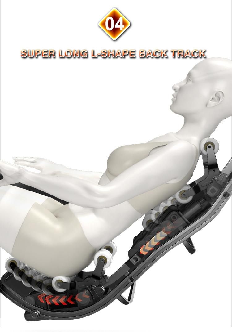 Automatic Robotic Human Learning Air Pressure Recliner 3D Korean Massage Chair