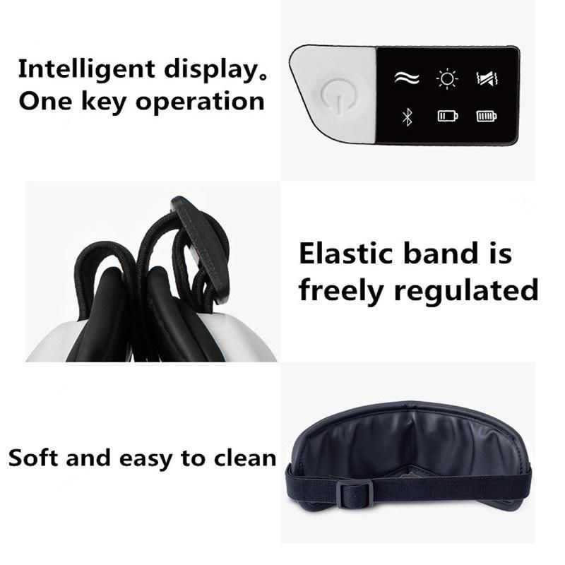Bluetooth Rechargeable Eye Care Massager with Music Air Pressure Eye Massager