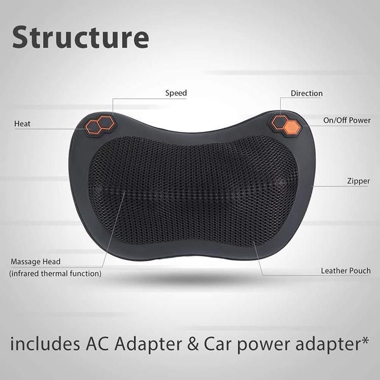 2021 New Electric Portable Massage Pillow Smart Cervical Massager Pillow Intelligent Neck Massage